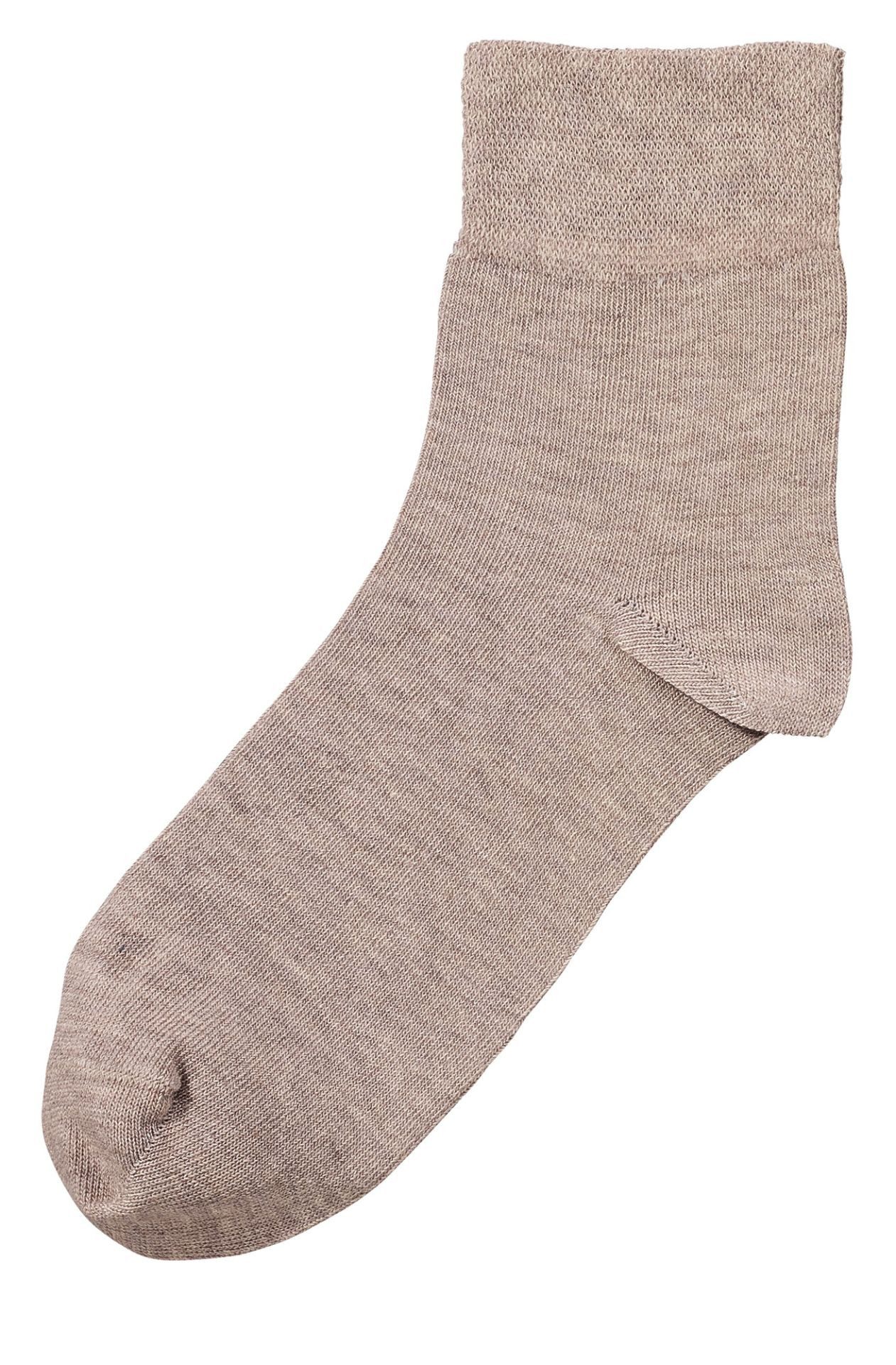 Kurzsocken 3 Paar Wellness-Socken Baumwolle Kurzform ohne Gummidruck