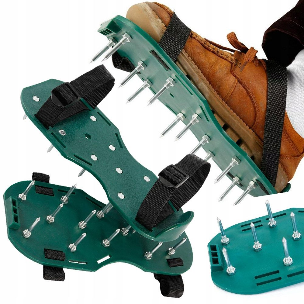 VERK GROUP Rasenlüfter Rasenbelüfter Sandalen Rasenbelüfterschuhe Vertikutierer Nagelschuhe, (1-tlg)