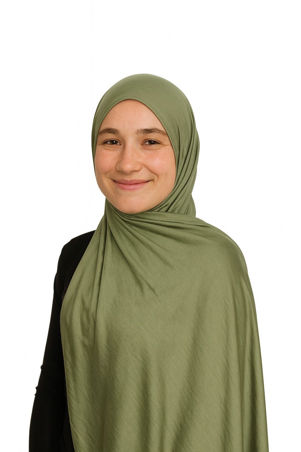 Aymasal Kopftuch Easy Jersey Hijab to-go Kopftuch Schal Tuch Islam Extra lang 180x70, Keine Nadeln oder Magnete notwendig!