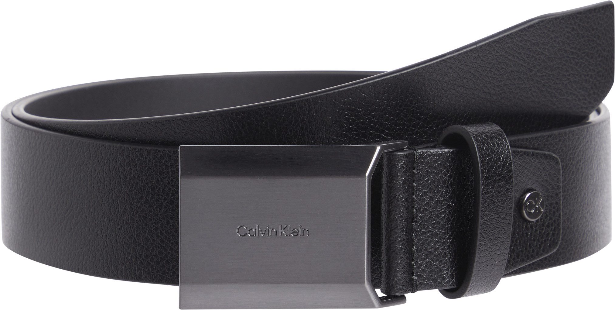 Calvin Klein Ledergürtel ADJ BEVELED PLAQUE günstig online kaufen