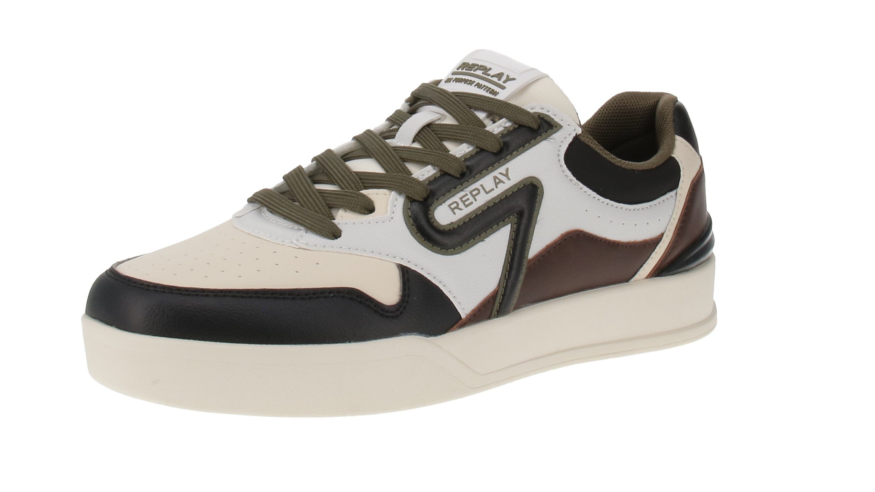 Replay Oyzone Mix GMZ5N C0007S 3416-White-Tofu Black Sneaker. € 104,95