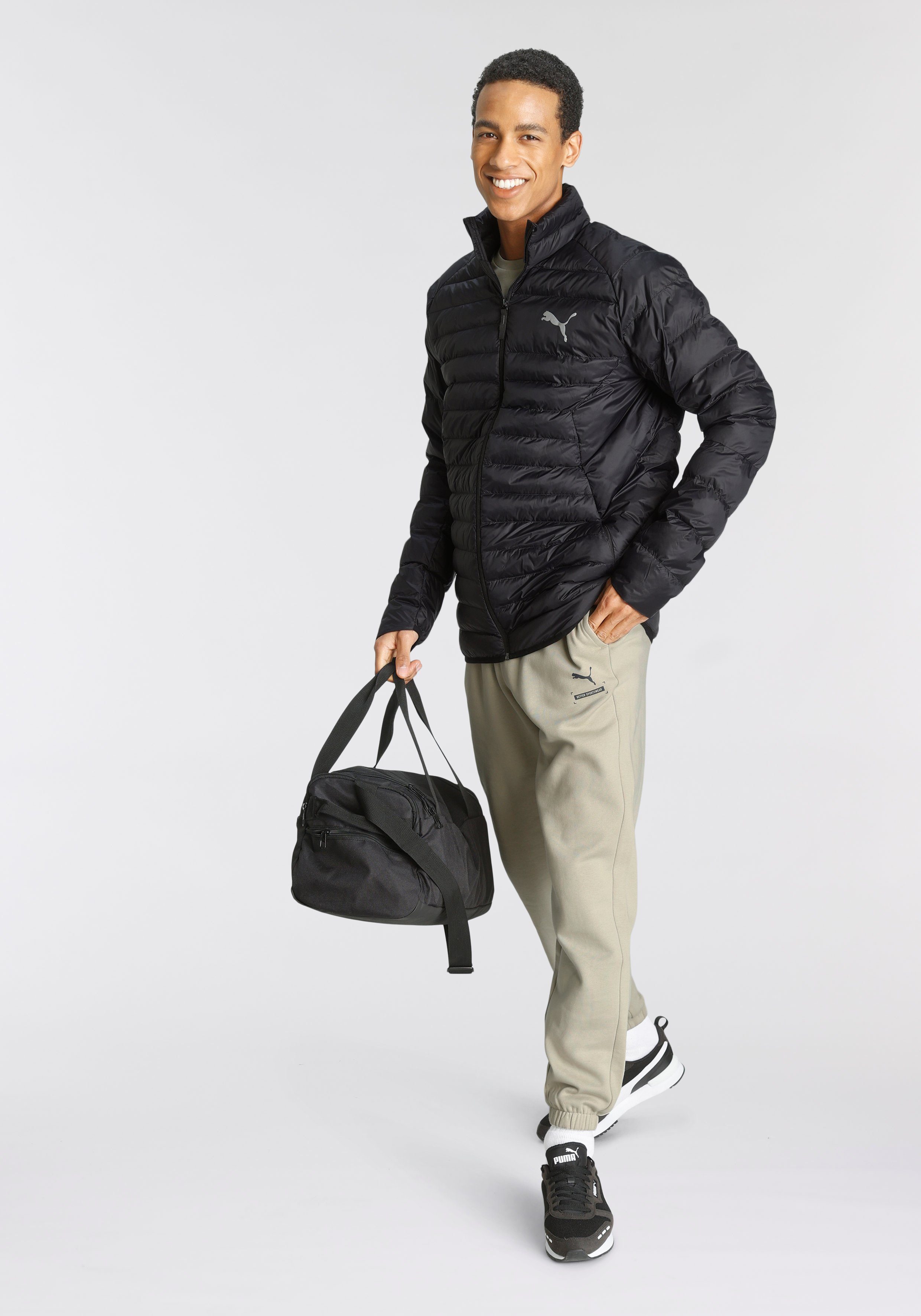 PUMA Winterjacke PACKLITE PRIMALOFT JACKET mit Stehkragen, atmungsaktiv, winddicht, für kalte Jahreszeit
