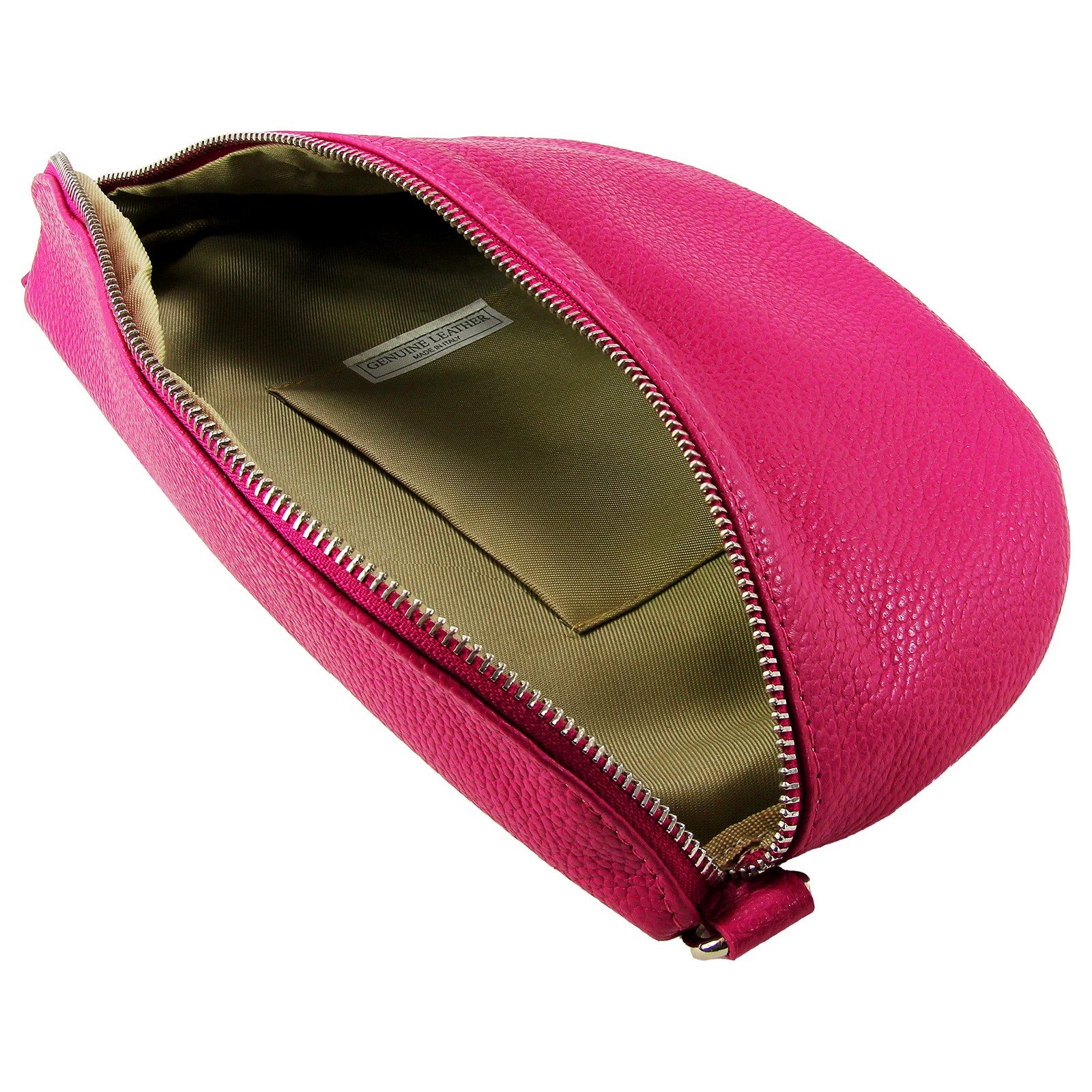 Toscanto Gürteltasche Toscanto Damen Gürteltasche Leder Tasche (Gürteltasche), Damen Gürteltasche Leder, pink ca. 29cm x ca. 19cm