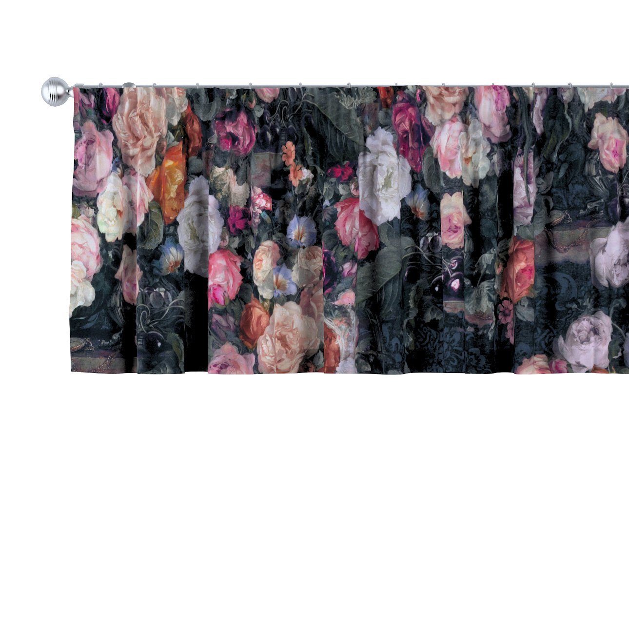 Vorhang mit Kräuselband 130 x 40 cm, Gardenia, Dekoria bunt