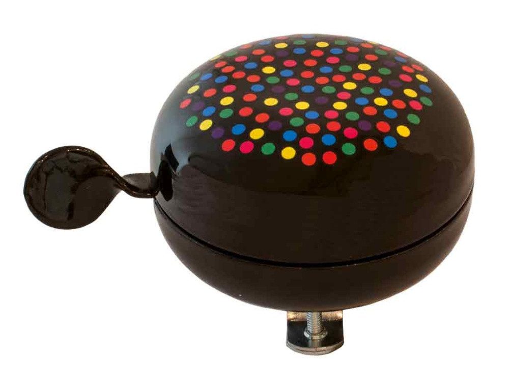 bb Klostermann Fahrradklingel beBell „Dots“, 2-Klang Glocke, Ø 80mm