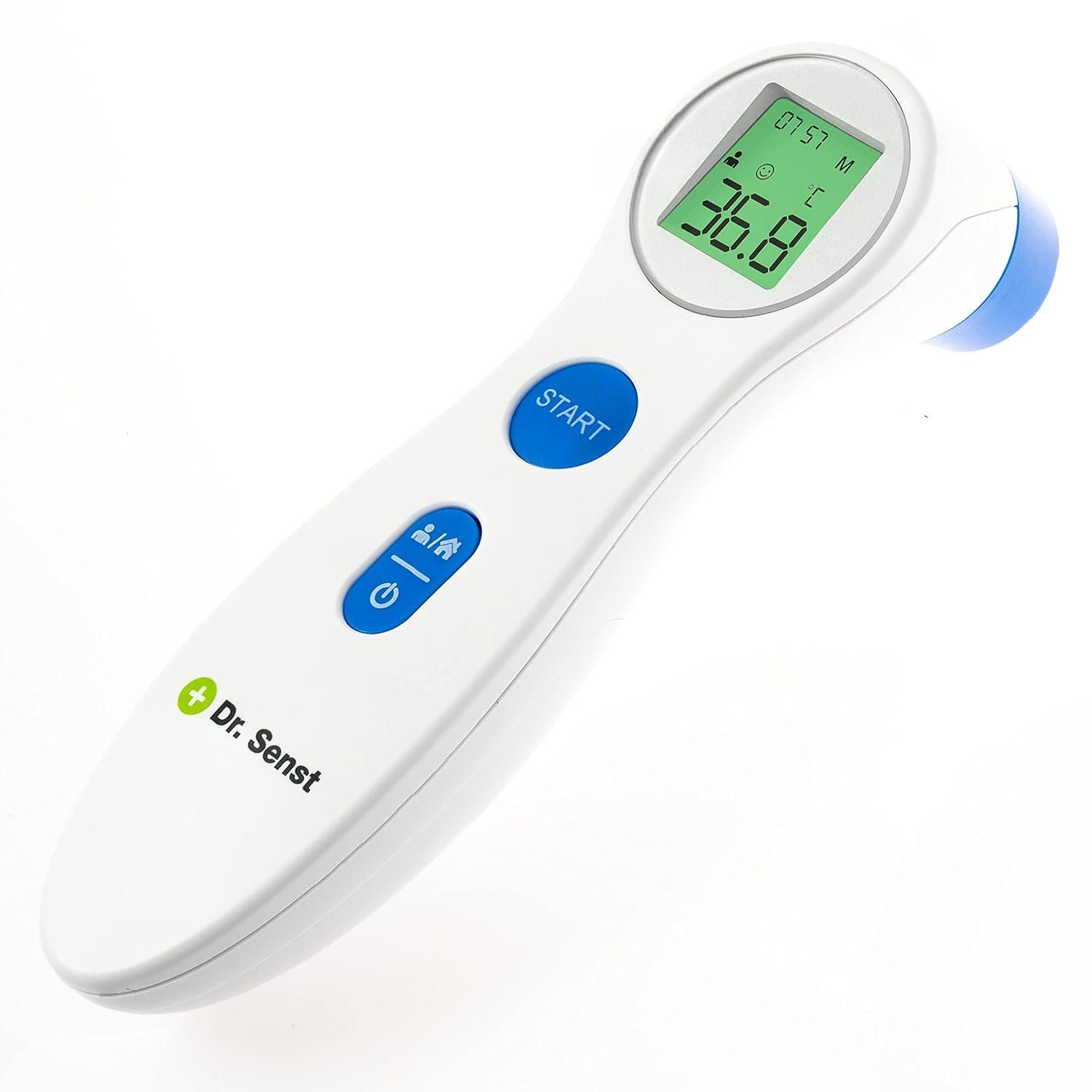 Dr. Senst Infrarot-Fieberthermometer Dr. Senst Stirn-Thermometer, 2in1, mit Infrarot-Sensor DET-306