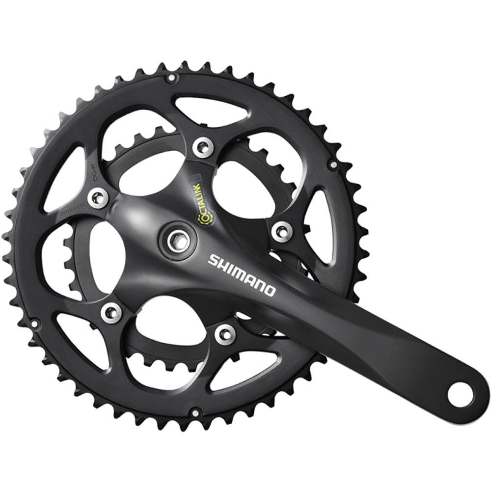 Fahrradkurbel SHIMANO Kurbel Road FC-R345 Kompakt 175mm 50-34Z. Kettenl 113mm 2x9f.