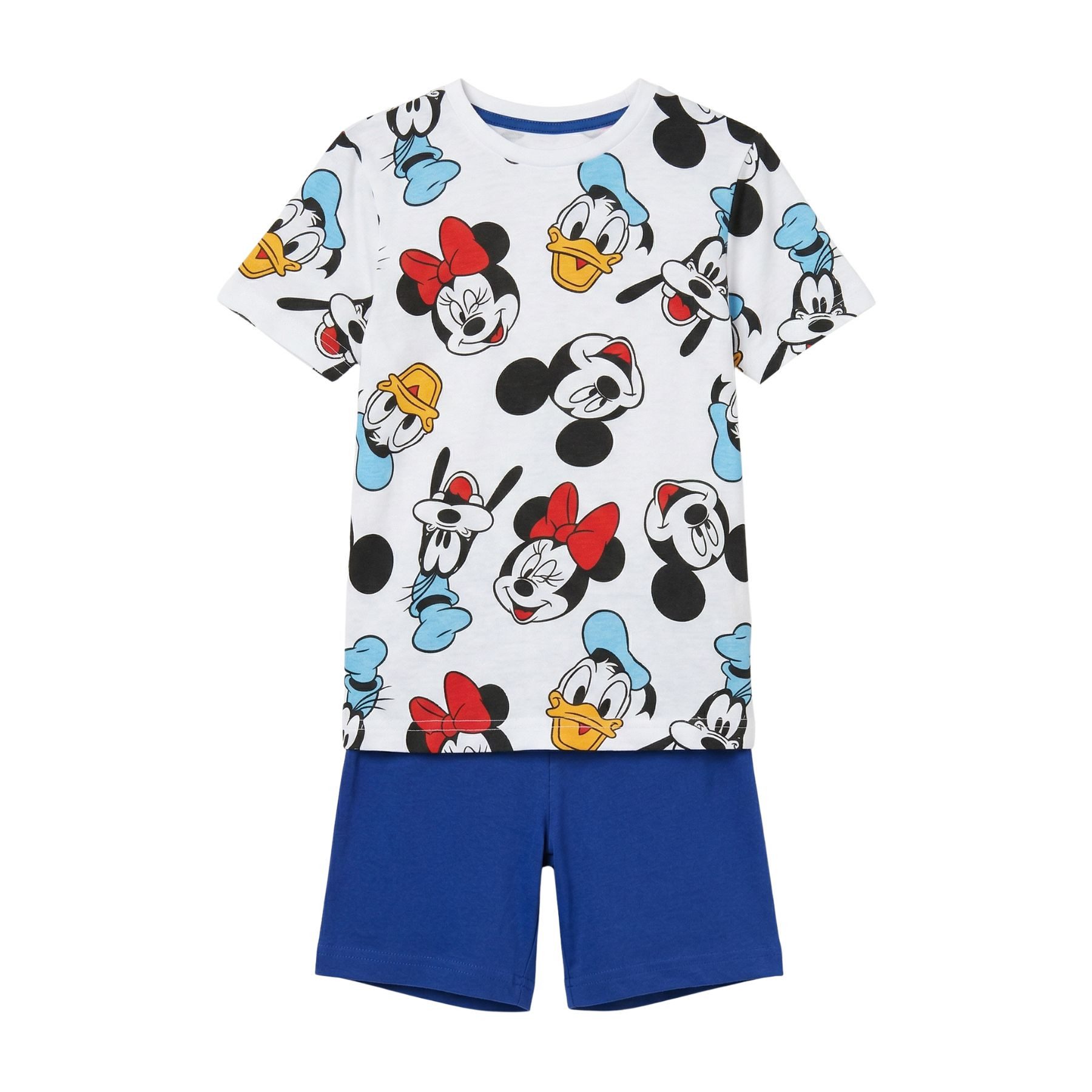 Disney Mickey Mouse Pyjama Kinder Shorty Pyjama Baumwolle Sommer Schlafanzug