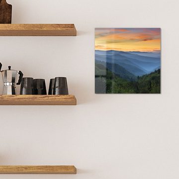 DEQORI Magnettafel 'Great Smoky Mountains', Whiteboard Pinnwand beschreibbar