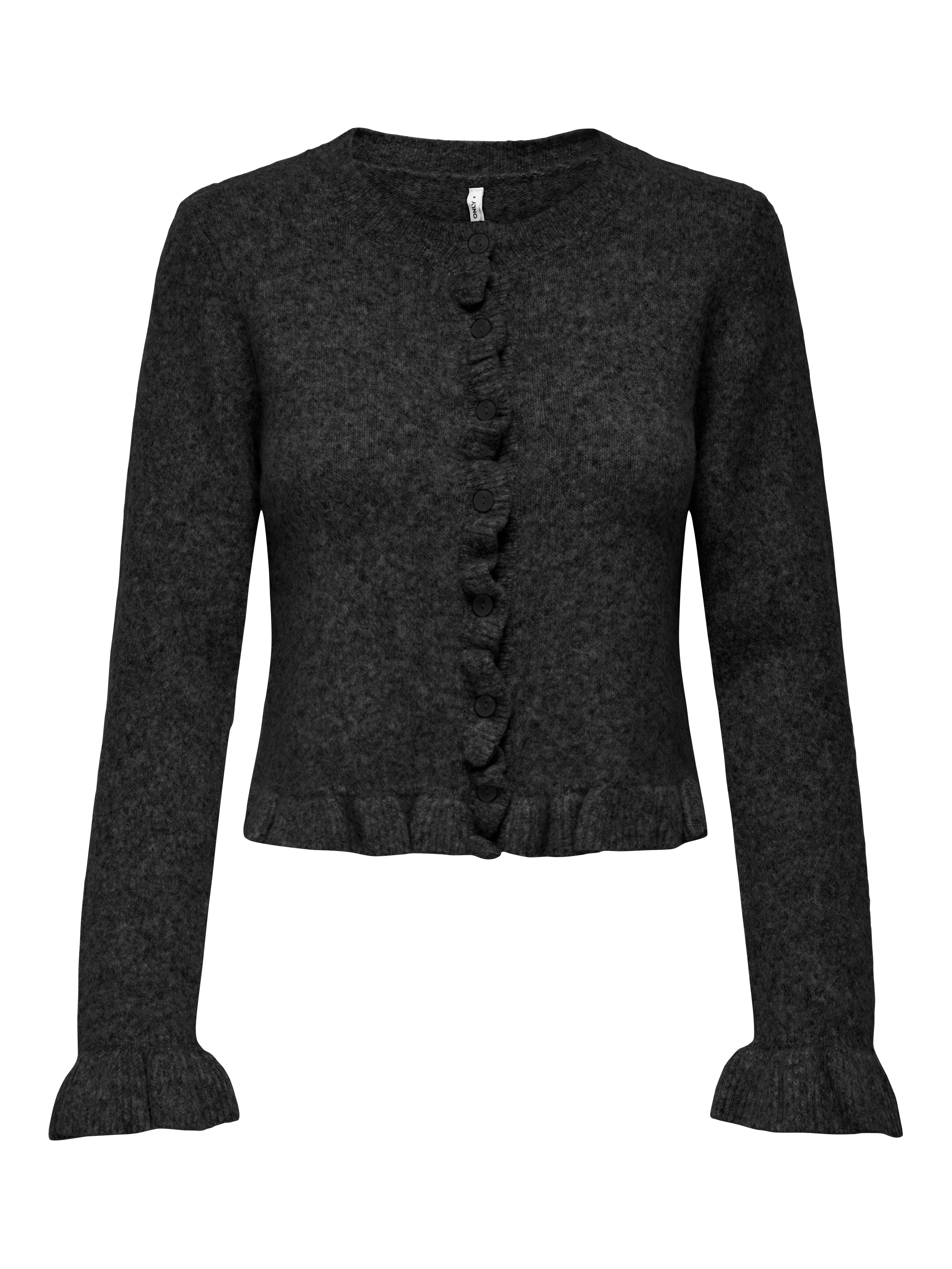 ONLY Strickjacke ONLRIMA LIFE LS FRILL günstig online kaufen