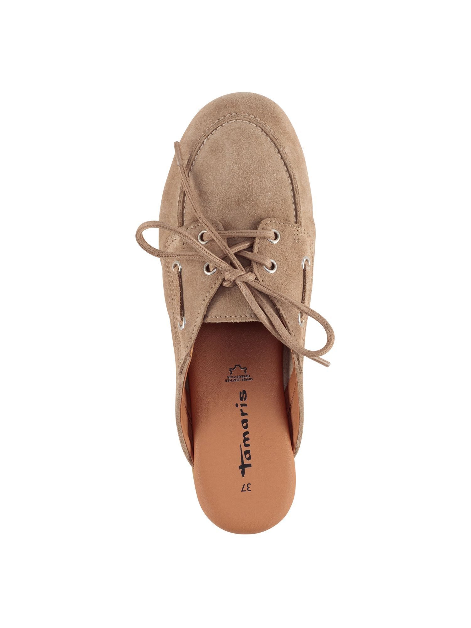 Tamaris TOUCH-IT aus Leder kein Absatz 1-27314-46 Sabot TOUCH-IT