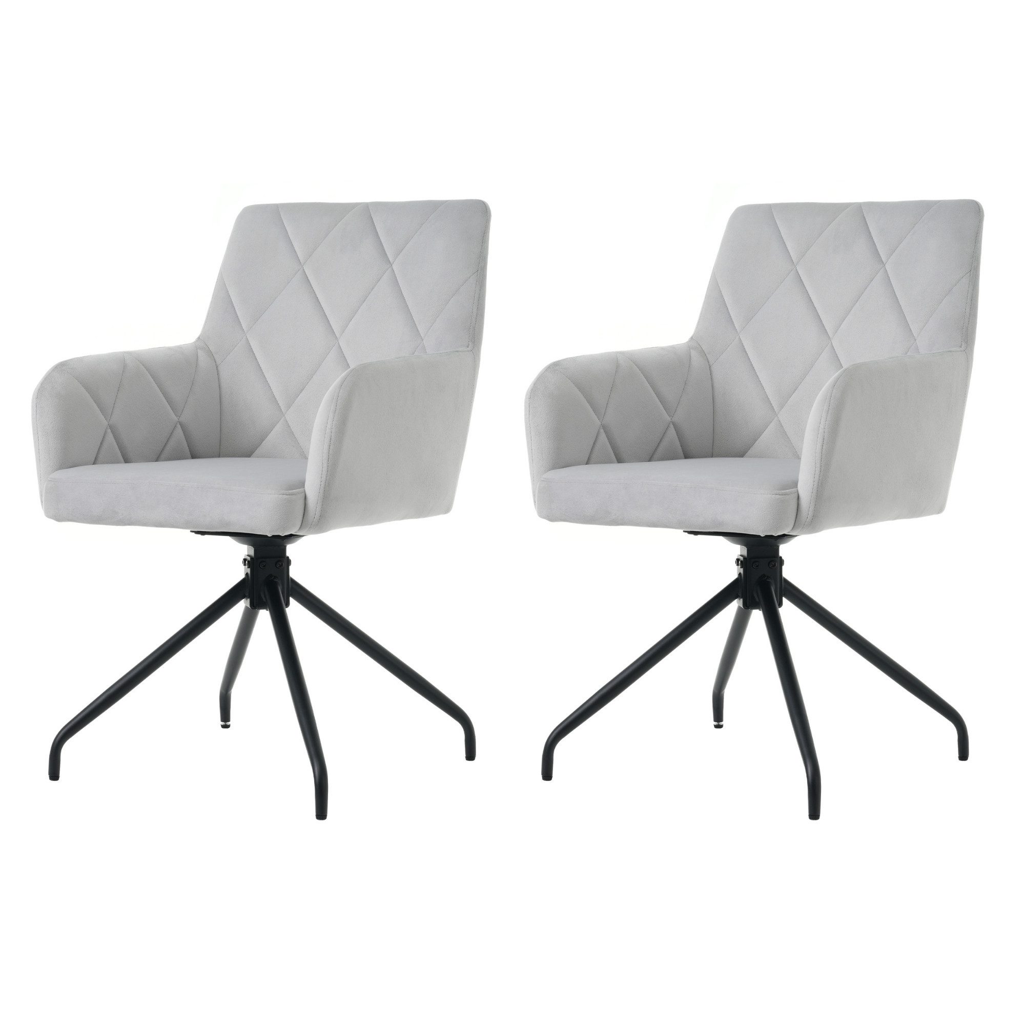 Flieks Esszimmerstuhl (360° drehbar, Set, 2 St), 2er Set Polsterstühle Dreh günstig online kaufen
