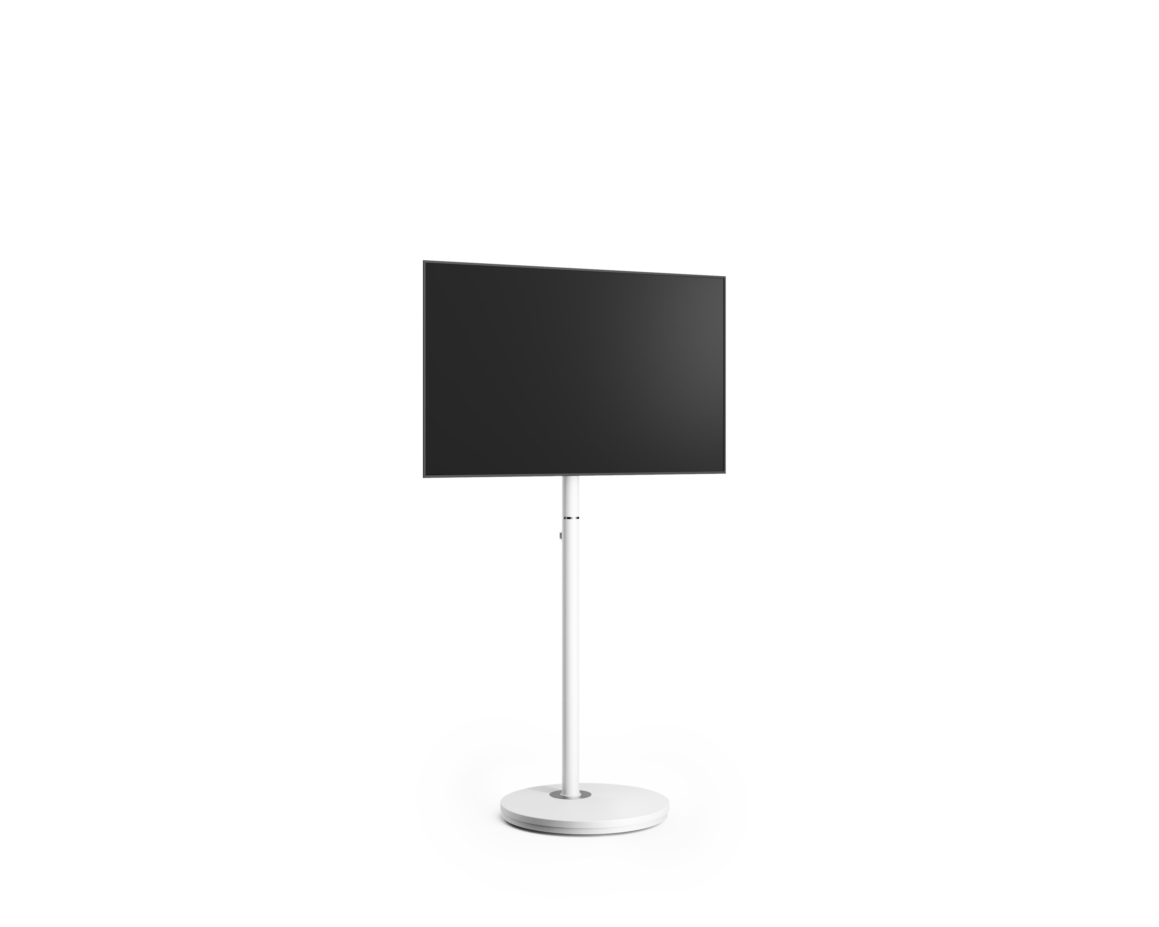 FITUEYES TV-Ständer mit Lenkrollen, 24-48 Zoll, (bis 48,00 Zoll, höhenverstellbar, Metallkonstruktion, Kabelmanagement)