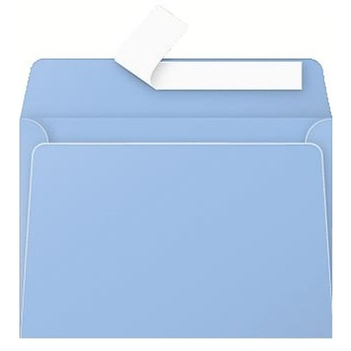 CLAIREFONTAINE Briefumschlag Briefumschlag Pollen C6 120g VE=20 Stück Haftklebung lavendelblau