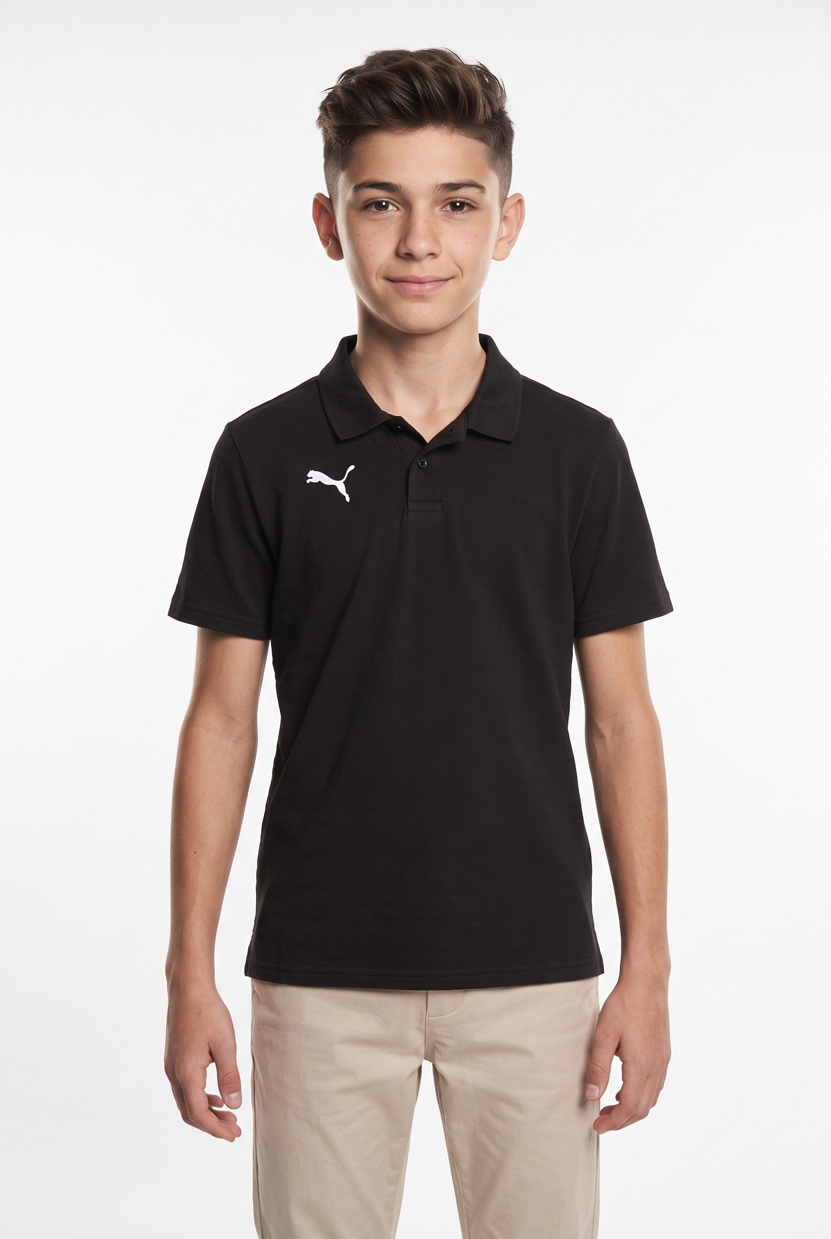 PUMA Poloshirt TEAMGOAL CASUALS POLO JR Regular Fit, Kurzarm, sportlicher Stil, für Jugendliche