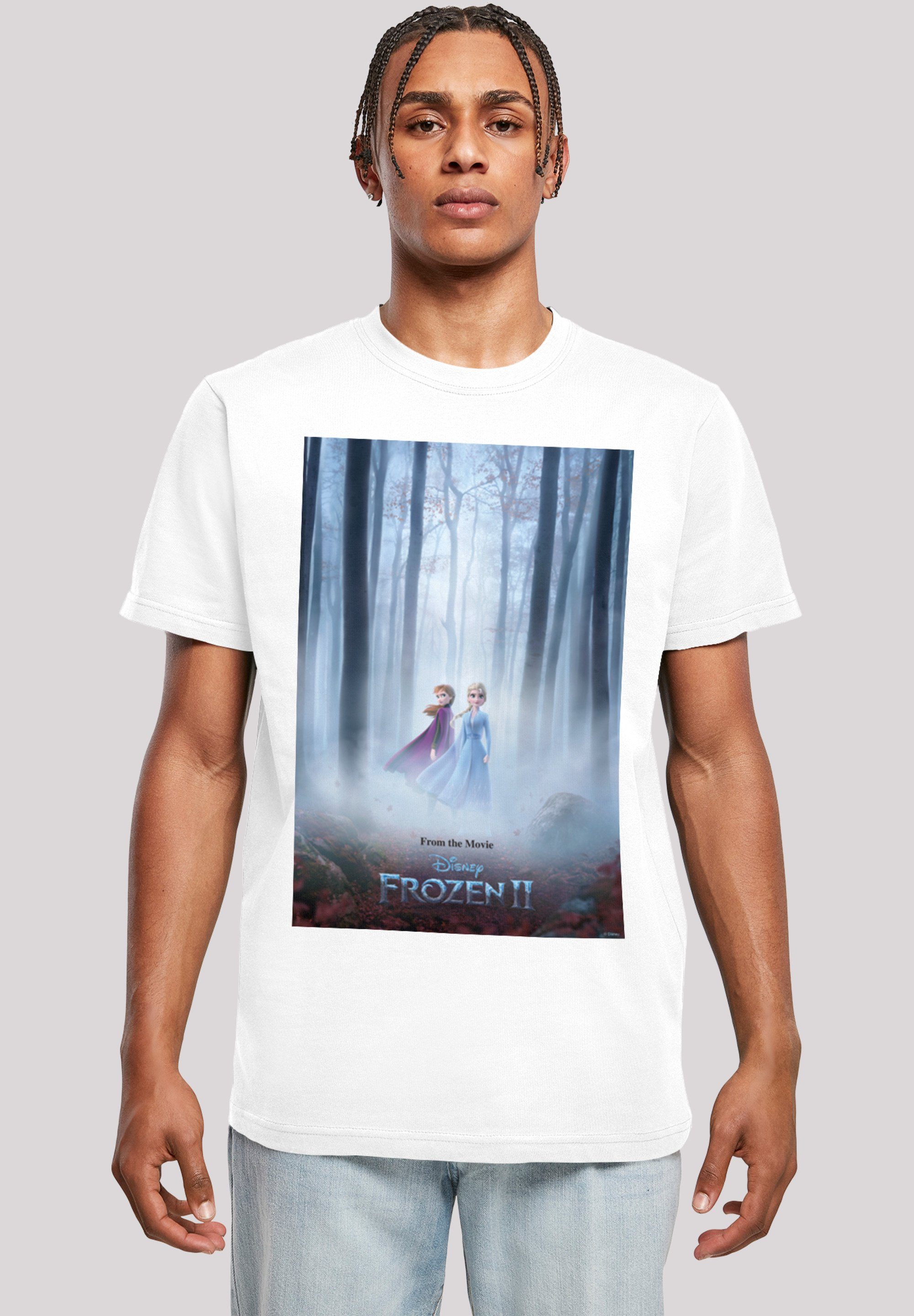 T-Shirt Film Movie 2 Merch,Regular-Fit,Basic,Bedruckt Herren,Premium Frozen Disney F4NT4STIC Poster