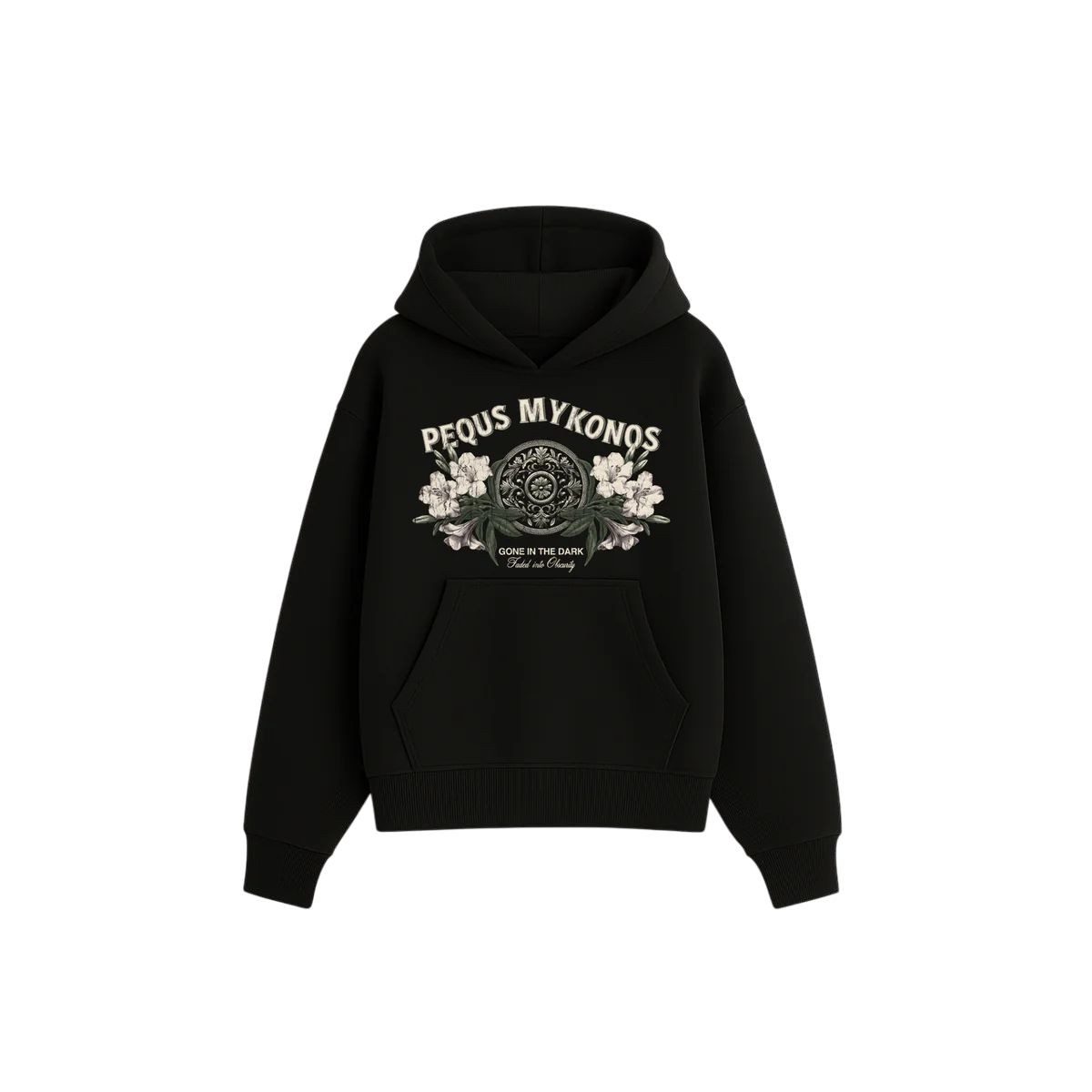 PEQUS Hoodie Hoodie Pequs Floral Emblem Graphic (1-tlg)