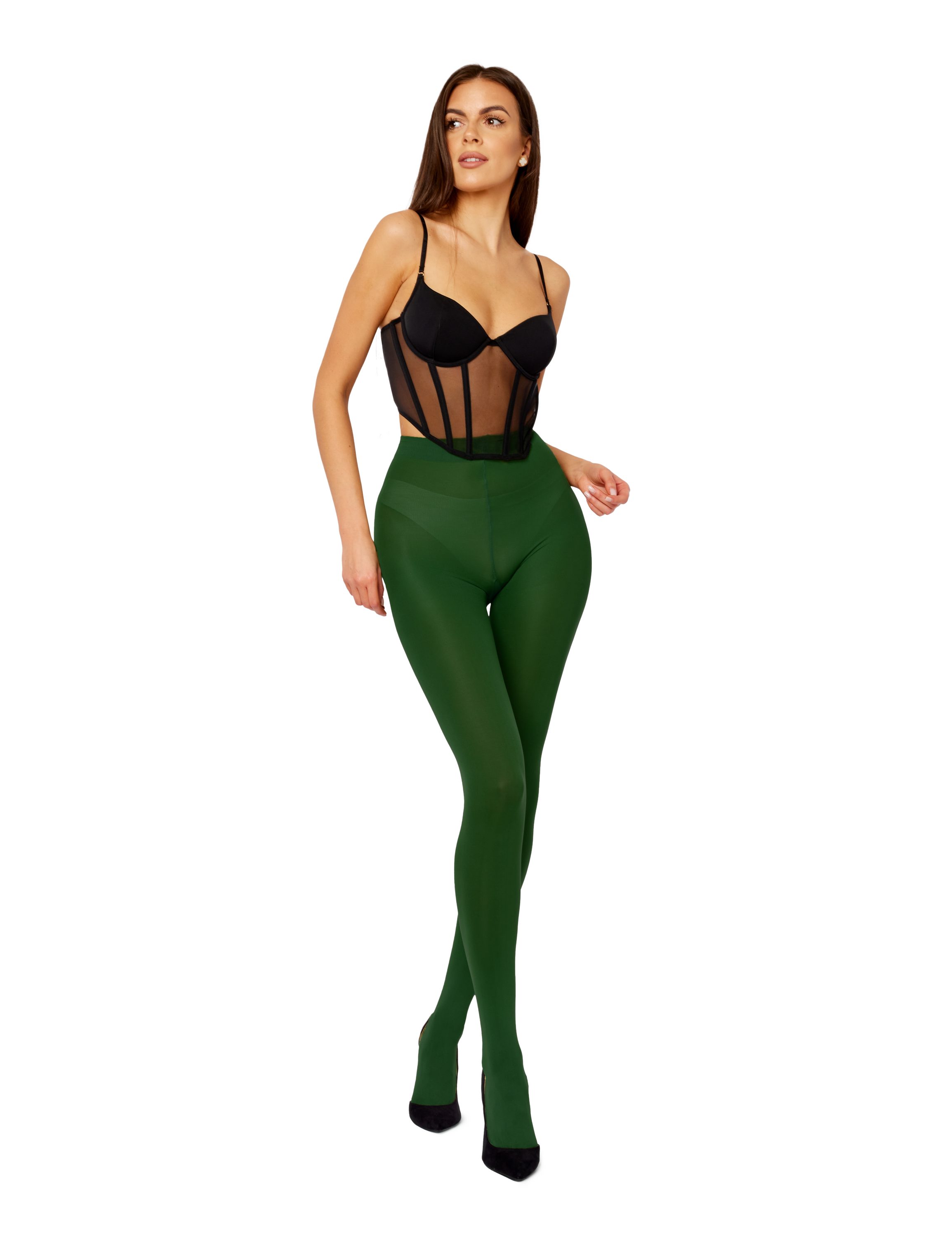 Antie Strumpfhose Damen Mikrofaser Strumpfhose 100 DEN AN-124 100 DEN (1 St) – Bild 5 von 5