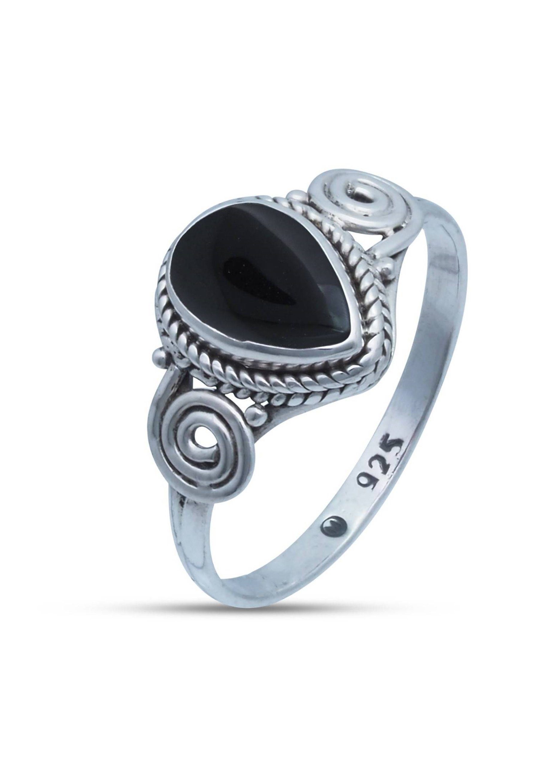 925er Silber Onyx Silberring mantraroma mit