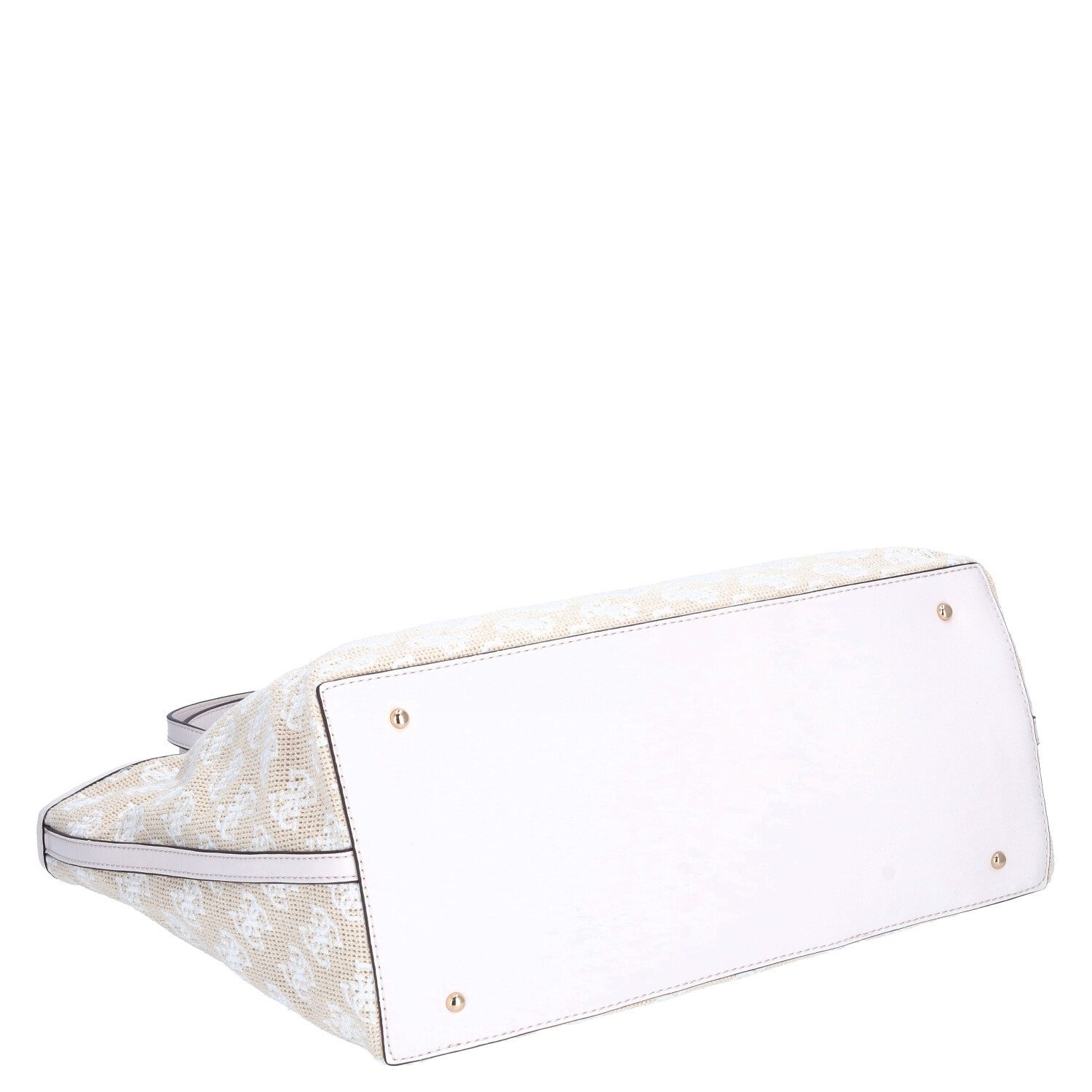 Guess Umhängetasche GUESS Damen Shopper Vikky II White Logo (1, 1-tlg., 1)