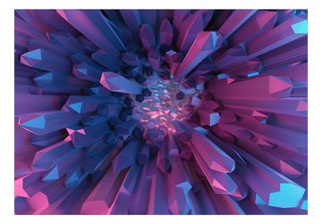 KUNSTLOFT Vliestapete Heart of Crystal 1x0.7 m, halb-matt, lichtbeständige Design Tapete