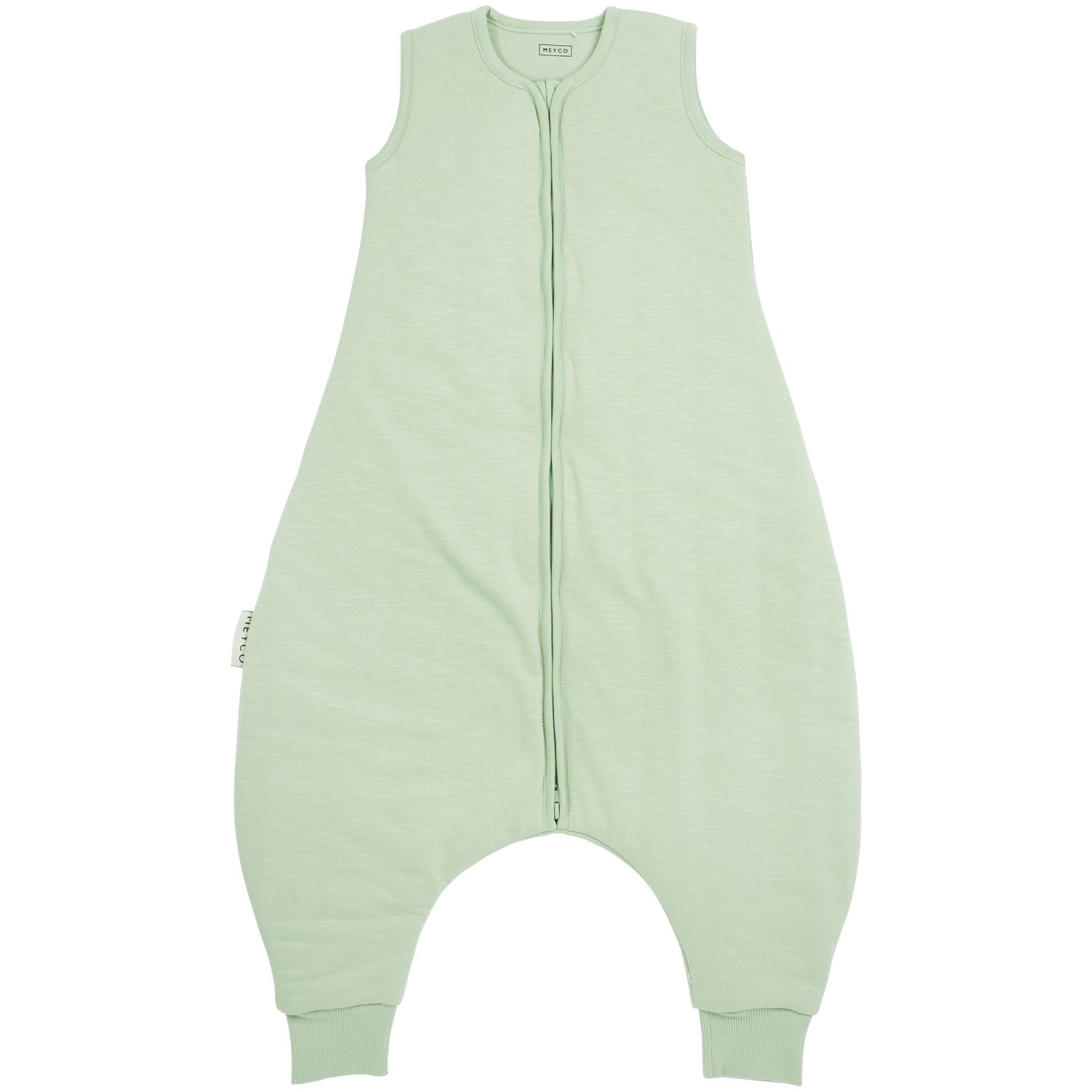Meyco Baby Babyschlafsack Slub Soft Green (100% Baumwolle, 1 tlg), 80cm – Bild 2 von 5
