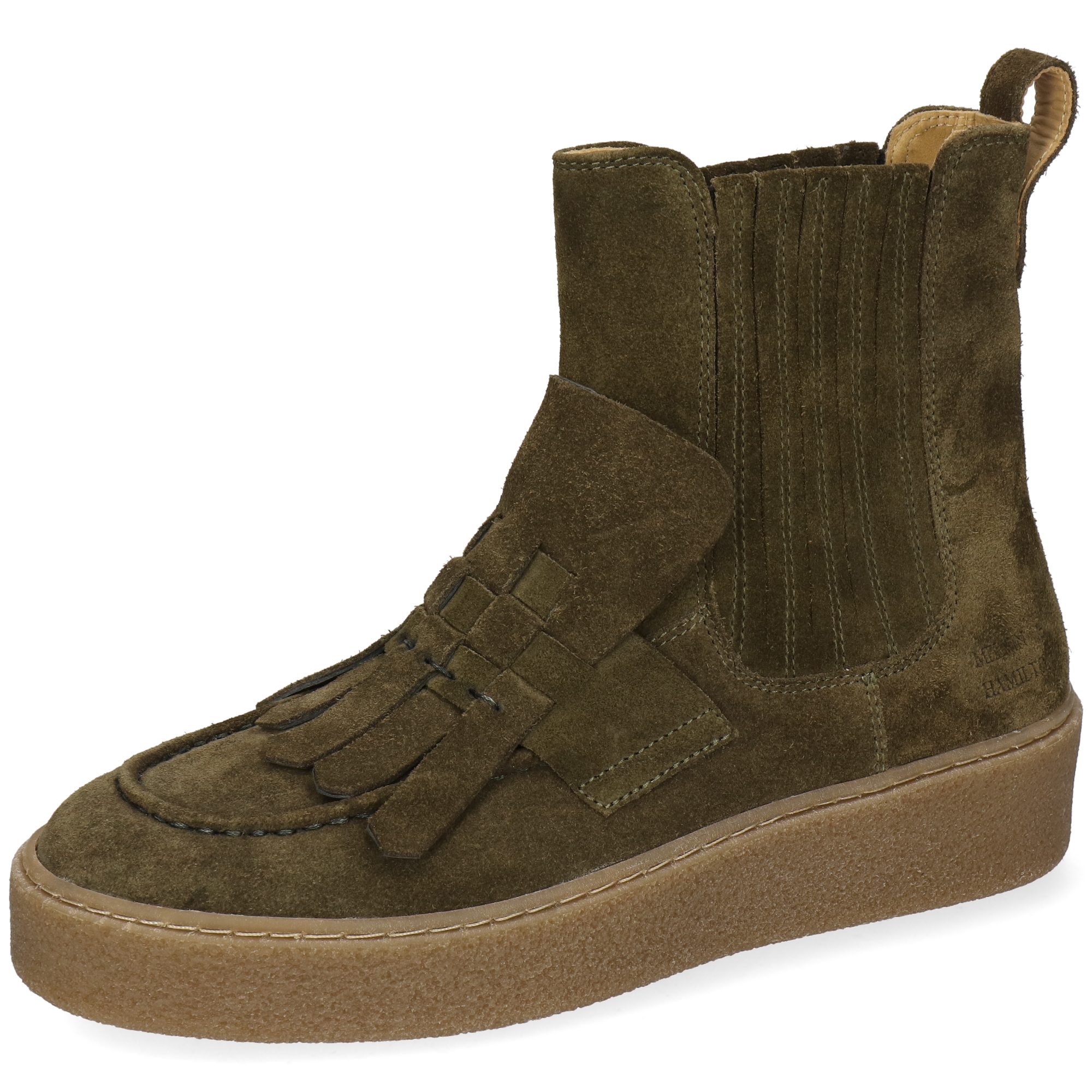 Melvin & Hamilton Farah 3 Leder-Chelsea Boots für Damen Stiefelette Plateausohlen, Echtes Leder
