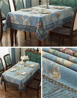Rouemi Tischdecke Vintage gedruckt Esstischdecken, Esszimmer Couchtisch Tischdecken