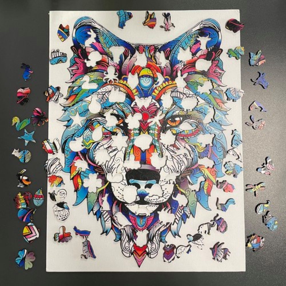 KRUZZEL Puzzle Holzpuzzle Kinder, 170 Puzzleteile, mit glatten Kanten günstig online kaufen