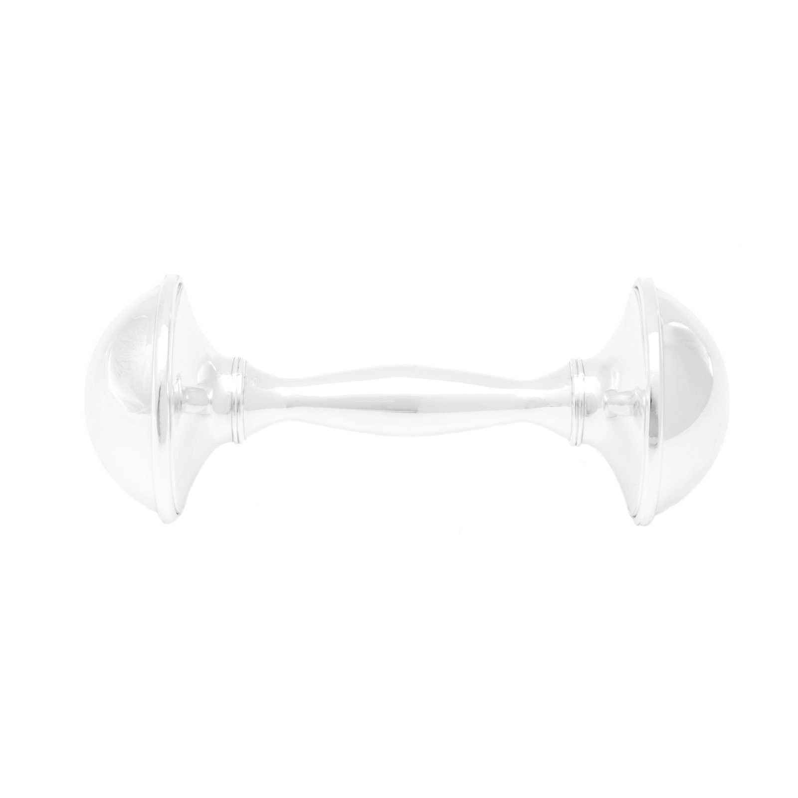 Brillibrum Beißring-Rassel Babyrassel Kinderrassel Metall Glöckchen Rassel Greifling Beißring