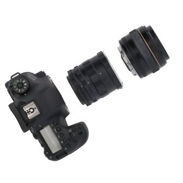ayex Makro Zwischenringe für Canon EOS DSLR zB R 60D 70D 80 450D 550D 1000D Makroobjektiv