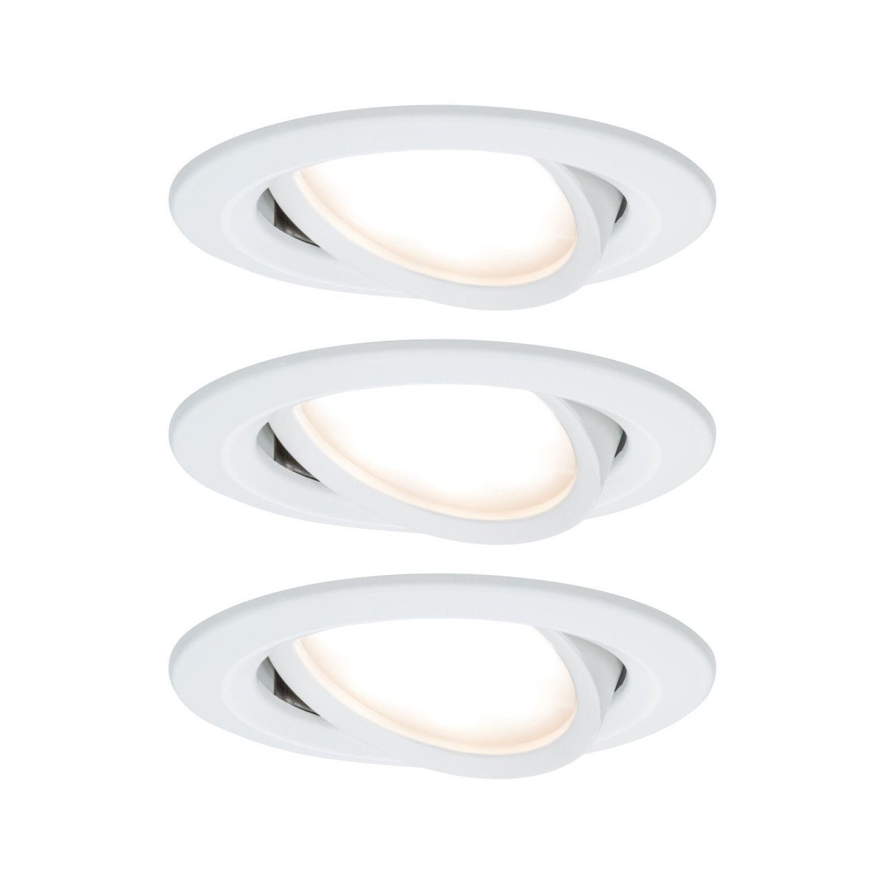 Paulmann LED Einbaustrahler Paulmann LED Einbauleuchte Nova Coin 3er Set we günstig online kaufen