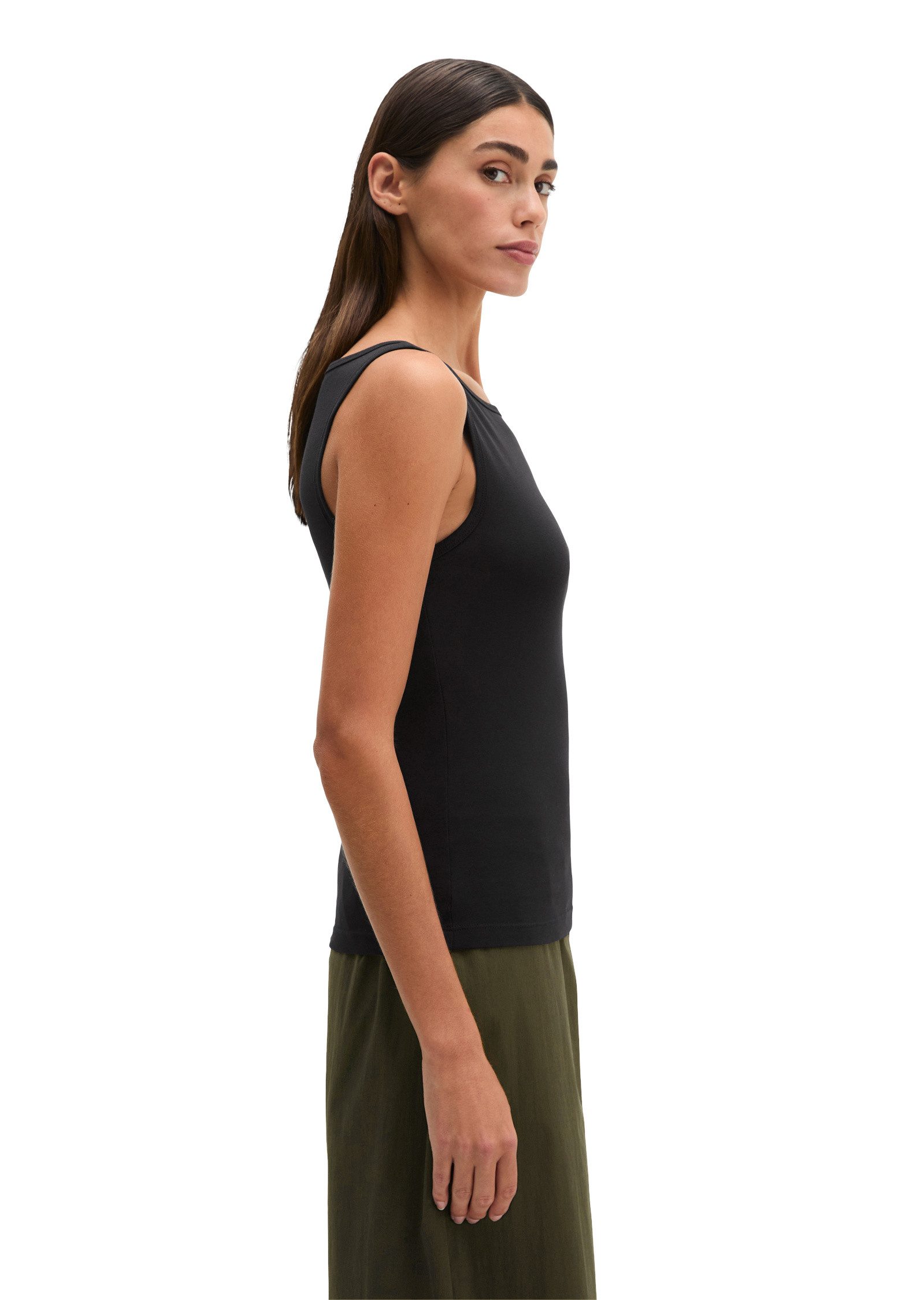 Marc O'Polo T-Shirt aus Organic-Cotton-Rib-Jersey
