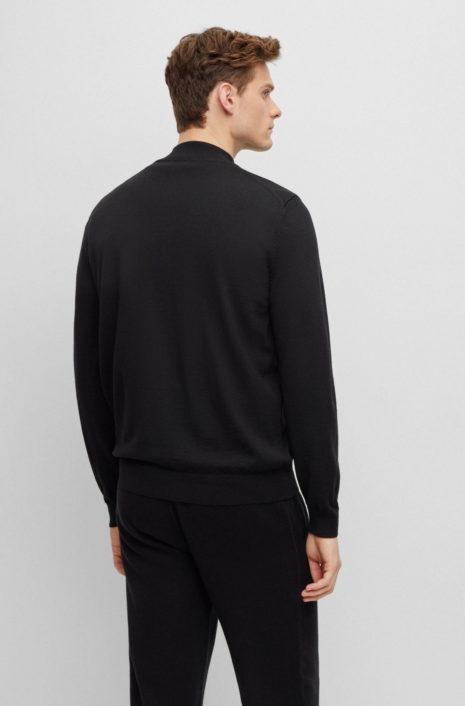 BOSS Strickjacke Balonso-L (1-tlg)