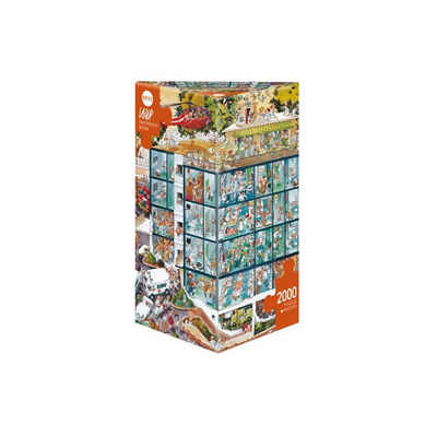HEYE Puzzle 257842 - Emergency Room, Cartoon im Dreieck, 2000 Teile..., 2000 Puzzleteile