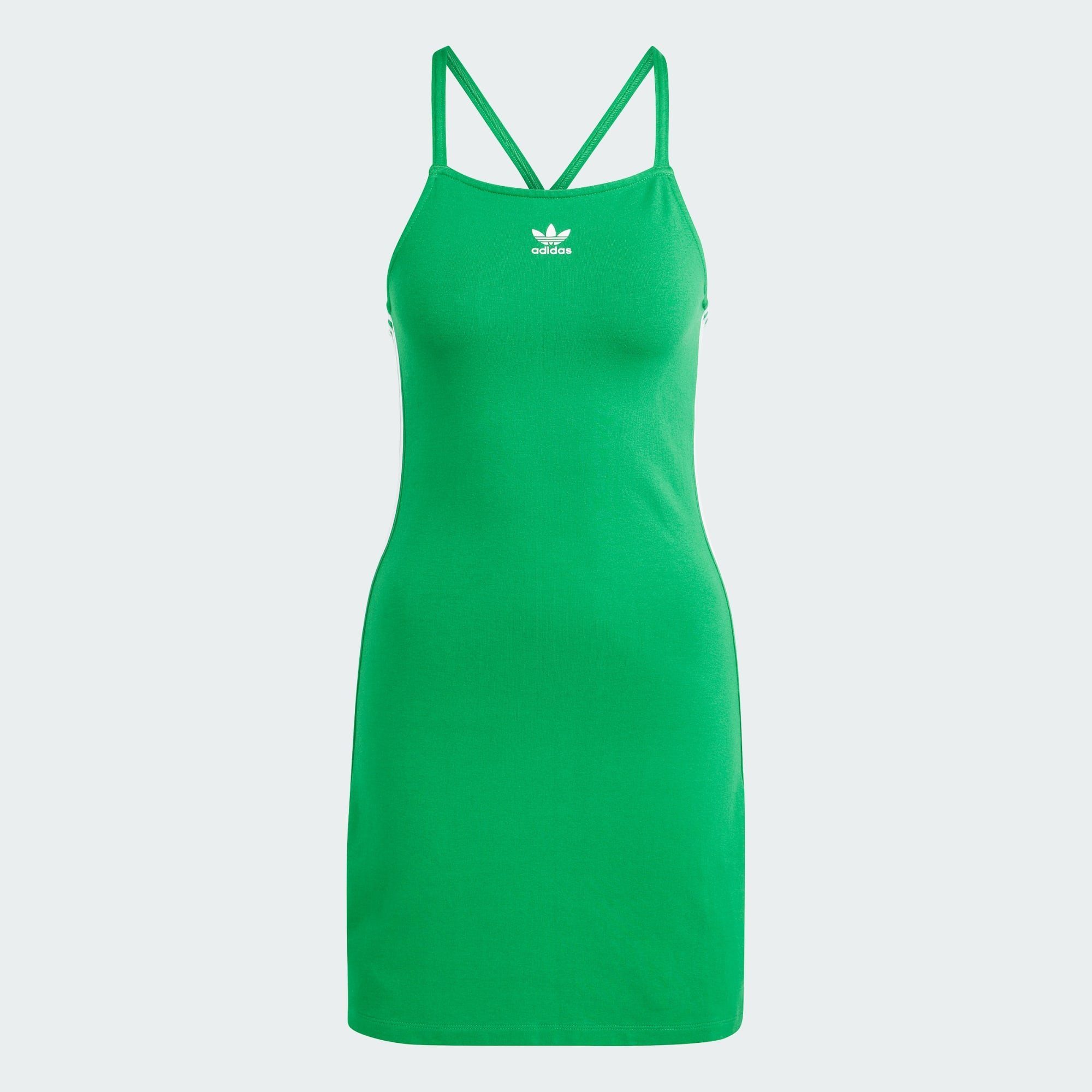 Green 3-STREIFEN adidas MINIKLEID Originals Sweatkleid