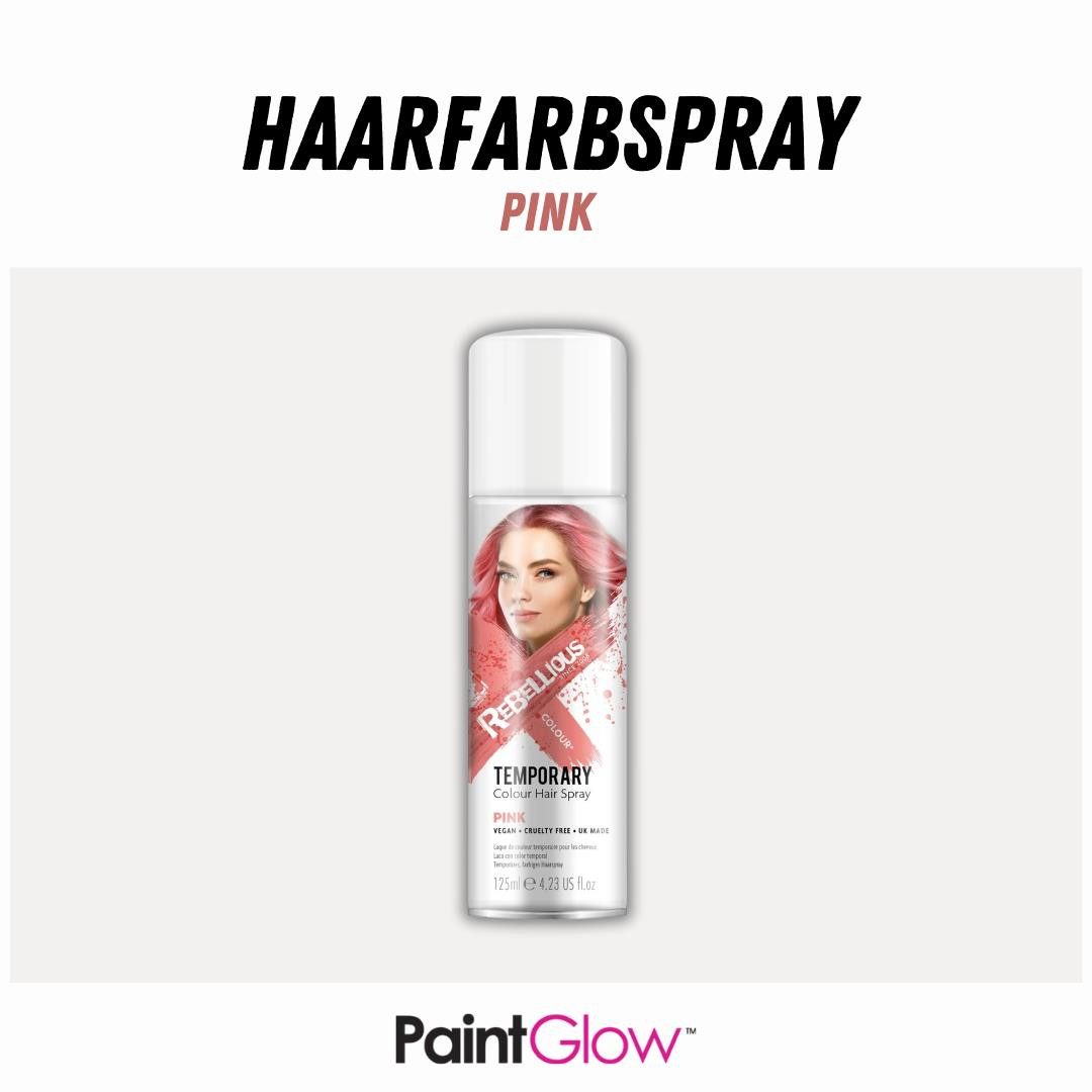 PaintGlow Haarfarbe Temporäres Farbhaarspray verschiedene Farben Kurzeithaarfarbe 125ml, temporäres Haarfärben, zum testen der Haarfarbe von PaintGlow