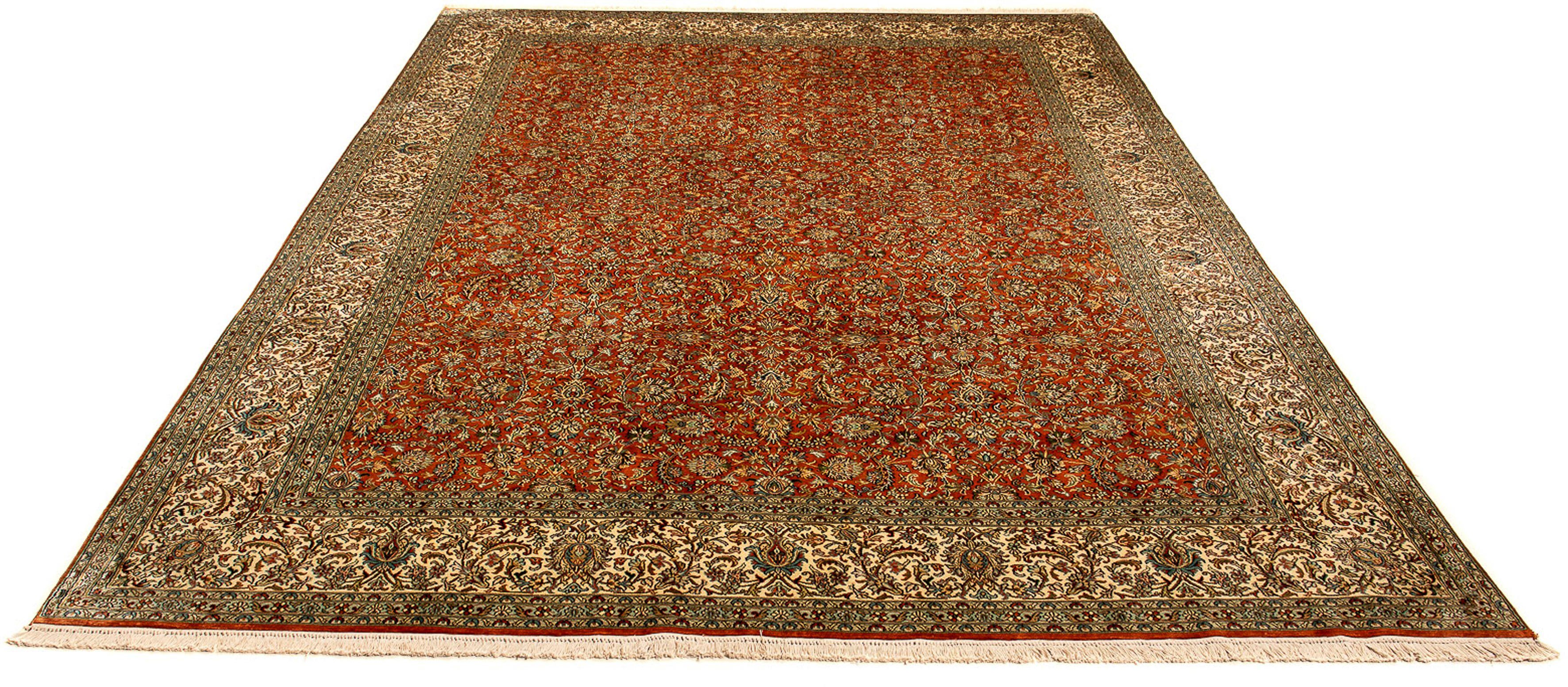 Orientteppich Perser - Classic - 332 x 246 cm - rost, morgenland, rechteckig, Höhe: 10 mm, Wohnzimmer, Handgeknüpft, Einzelstück mit Zertifikat