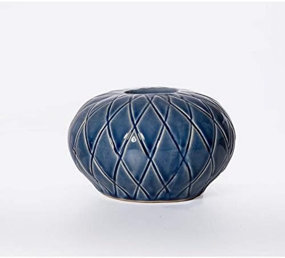 Teelichthalter Vasenserie Marina, Keramik Teelichthalter ca. 7,5 cm