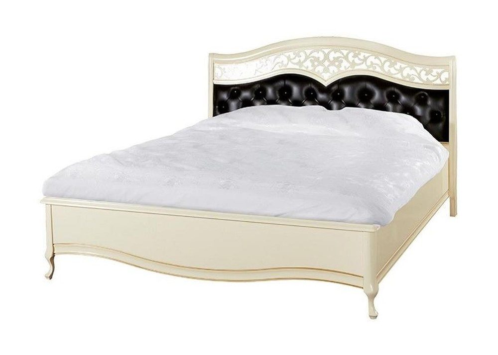Xlmoebel Holzbett Doppelbett Chesterfield Komfortbett für erholsamen Schlaf, Made in Europa