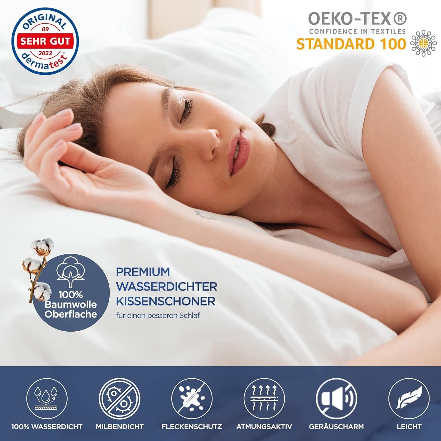 livessa Kissenbezug Kissenbezüge Wasserdichter Kopfkissenbezüge Kissenbezug günstig online kaufen