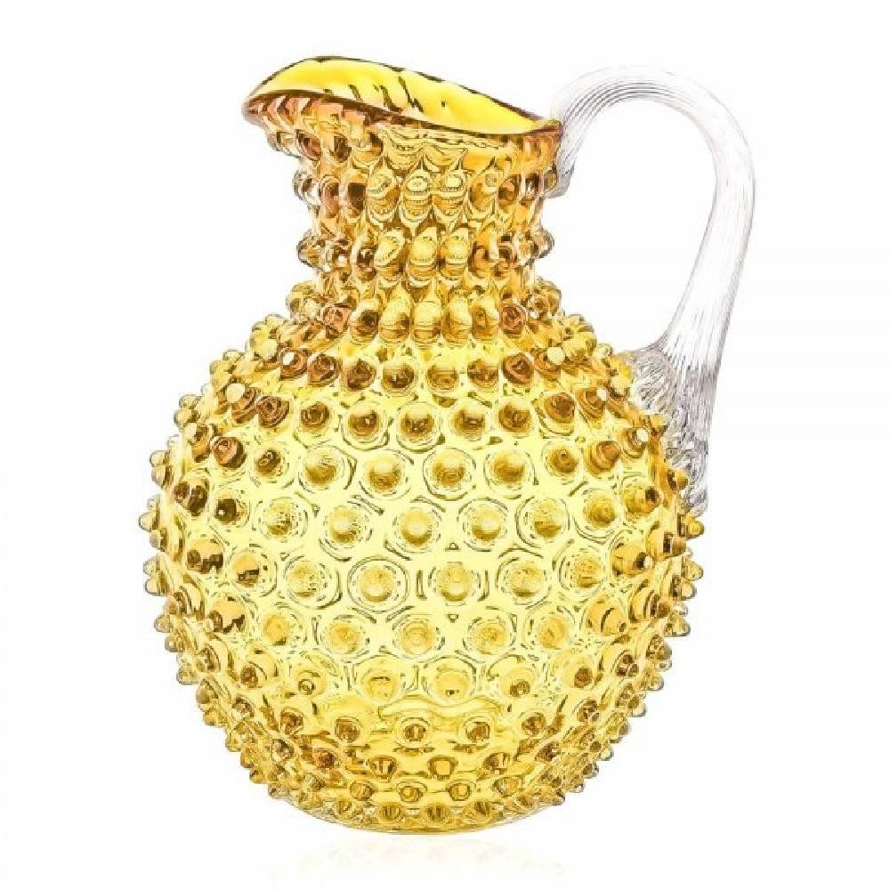 KLIMCHI Karaffe Studio Karaffe Hobnail Jug Underlay Amber (1000ml)