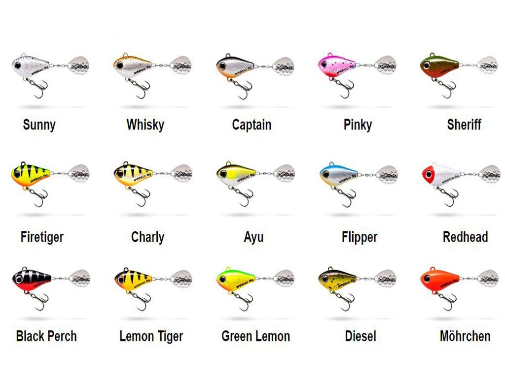 SpinMad Kunstköder SpinMad Jigmaster 12g, (SpinMad Jigmaster 12 g, 1-St. SpinMad Jigmaster 15 Farben), Effektiver Lauf, Exzellente Verarbeitung