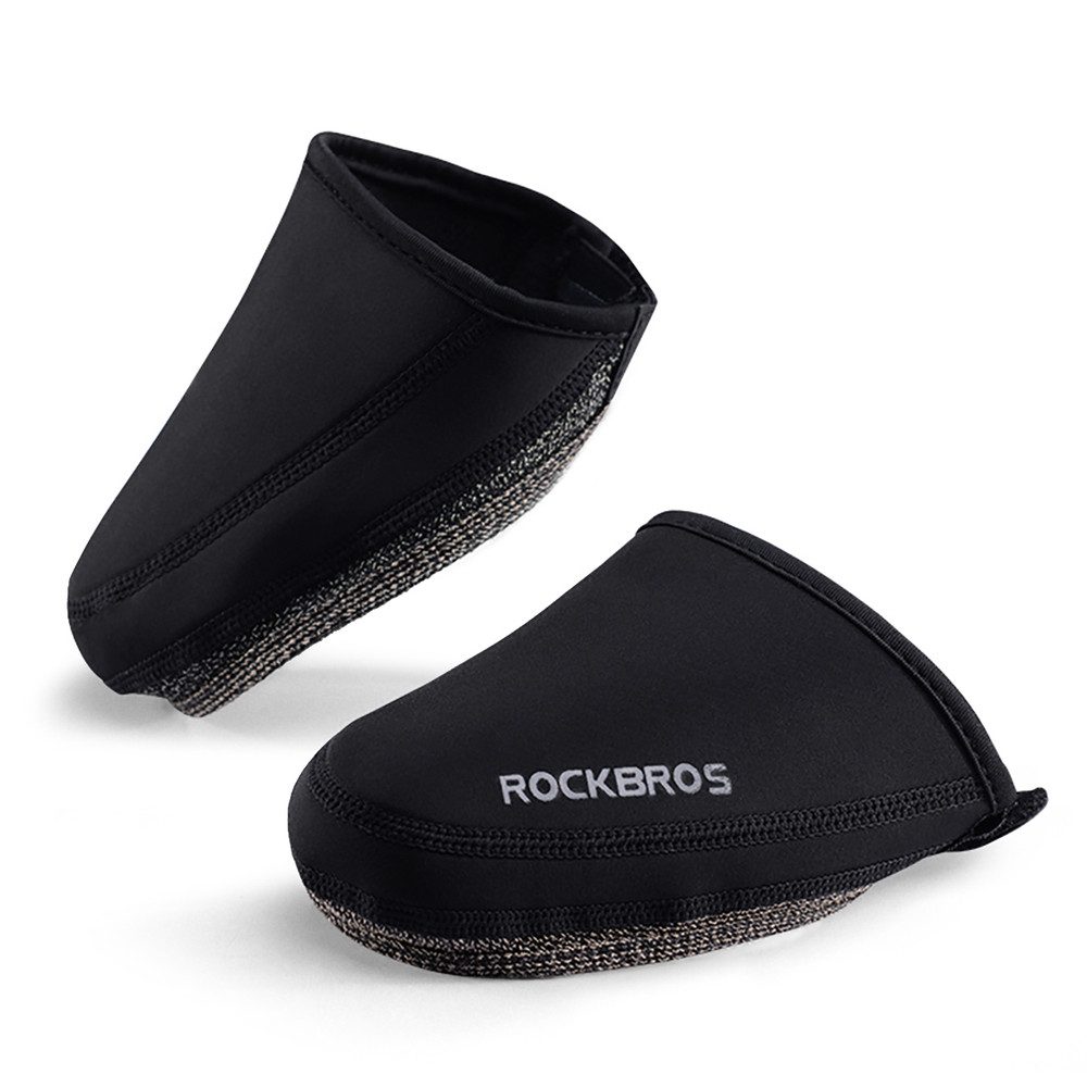ROCKBROS Schuhüberzieher Schuhüberzieher Zehenkappen (Spar-Set, 2-St., 36-42) winddicht, Kevlar, Klettverschluss, reflektierend