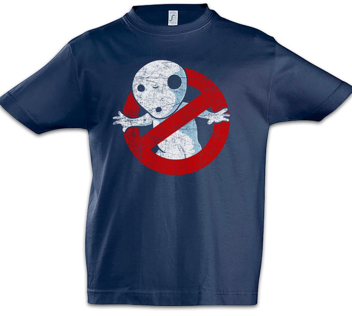 Print-Shirt Kodama Busters Kinder T-Shirt 80s Geister Comic Ghost Geisterjäger