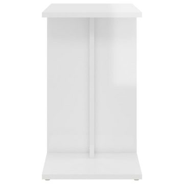 furnicato Beistelltisch Hochglanz-Weiß 50x30x50 cm Holzwerkstoff (1-St)