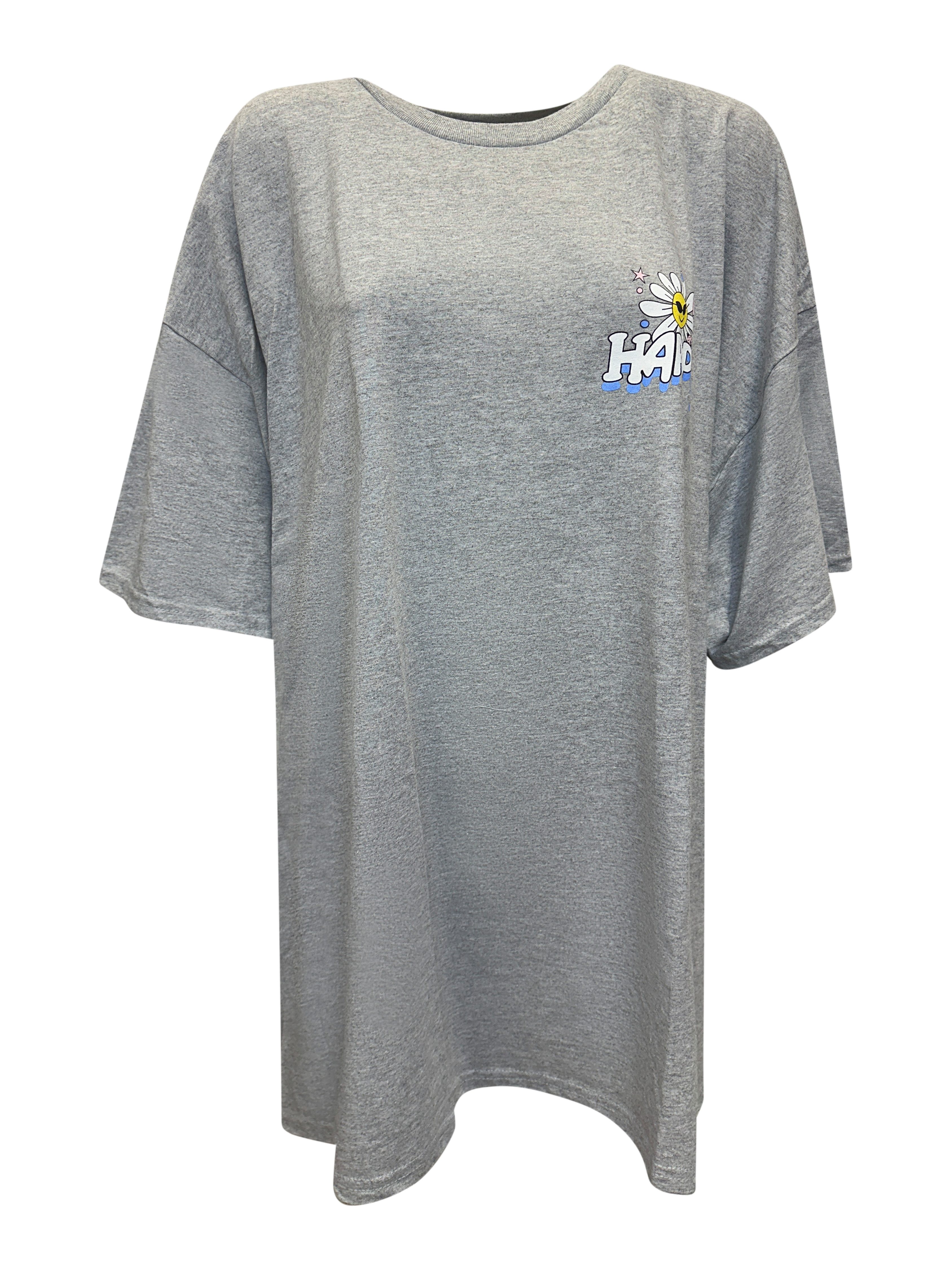 Worldclassca T-Shirt Worldclassca Oversized Print HAPPY günstig online kaufen