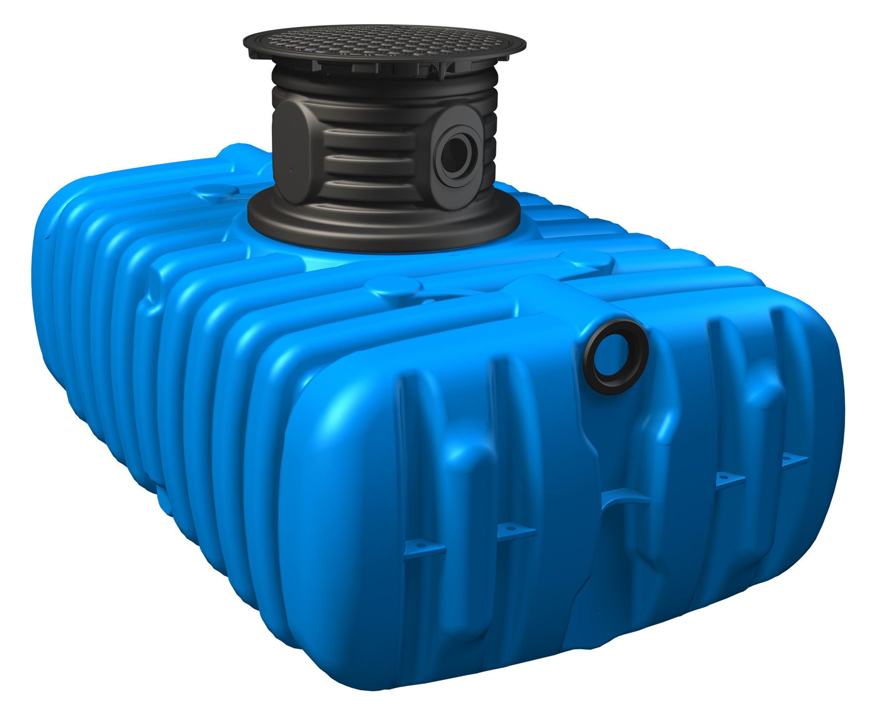 4rain Wasserreservoir FLAT S Flachtank 1500 Liter inkl. Schachtverlängerung