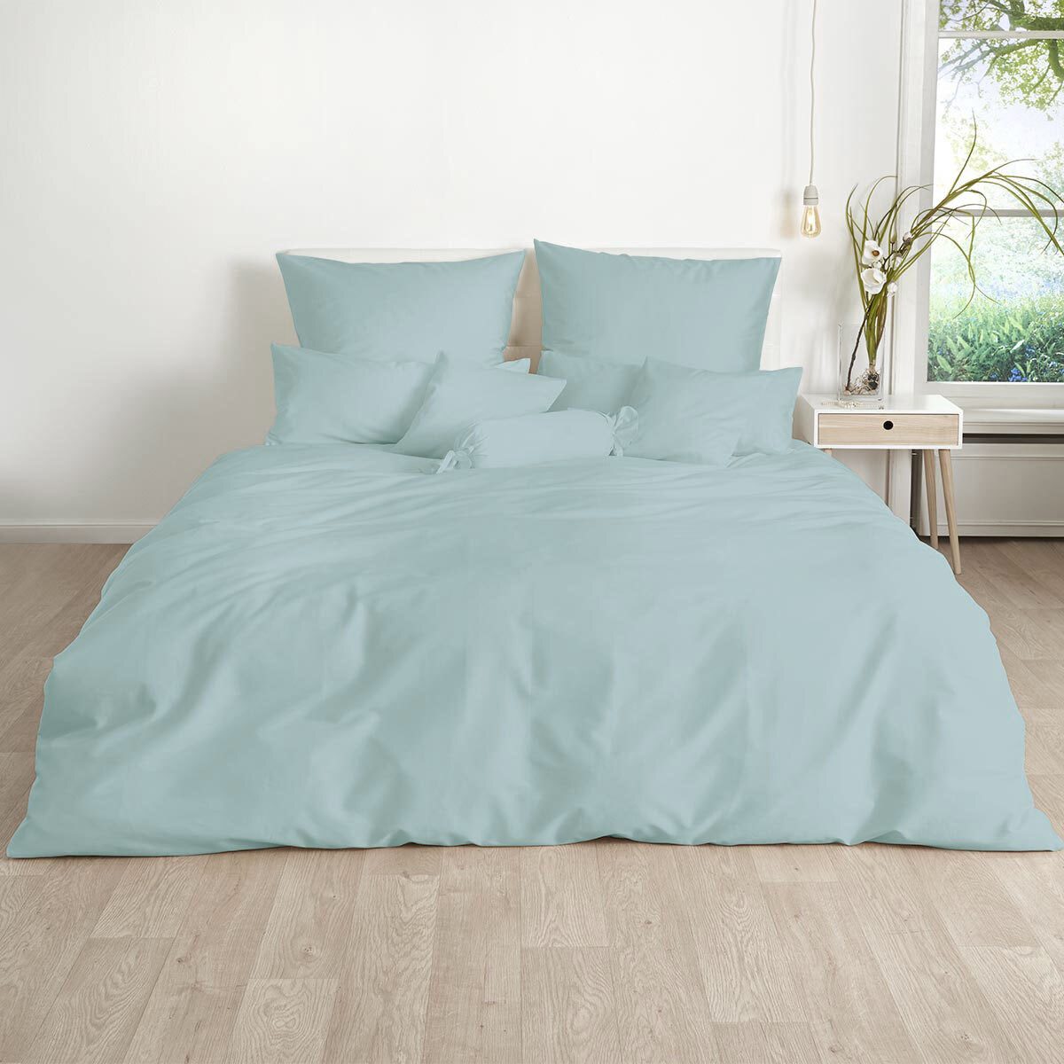 TRAUMSCHLAF Bettwäsche Uni, Mako Satin, 3 günstig online kaufen