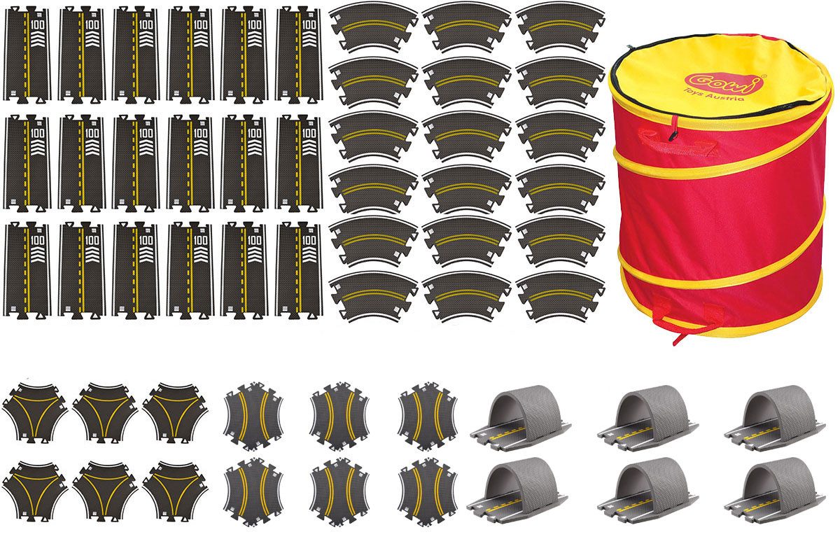 GOWI Spielzeug-Auto Spielstraße, (54-tlg) günstig online kaufen